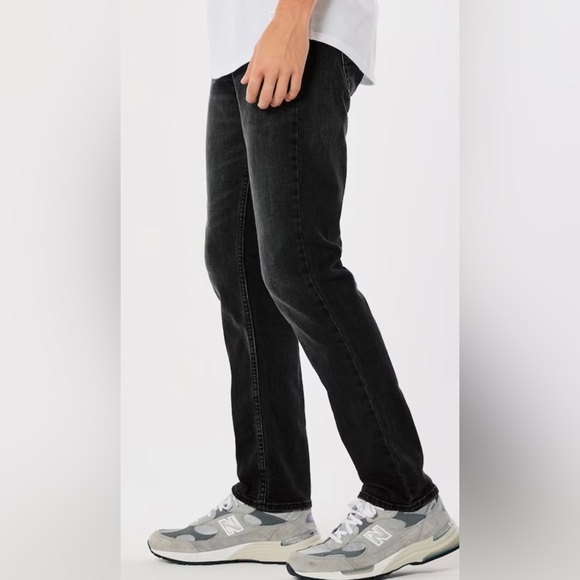 Hollister Epic Flex Men's Washed Black Slim Straight Jeans Size W30 L30 - Picture 14 of 14